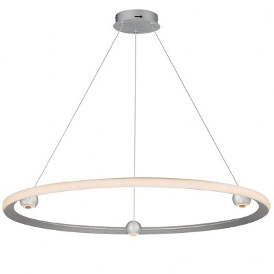 ET2 Lighting Nodes 1 - Light Pendant in  Brushed Aluminum