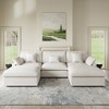 Cloud Couch Modular Sectional Sofa,119.29" U Shaped Couch, Oversized Down Filled Convertible Wide Seater,3 Seater With 2 Ottomans For Living Room Set - 3 of 4