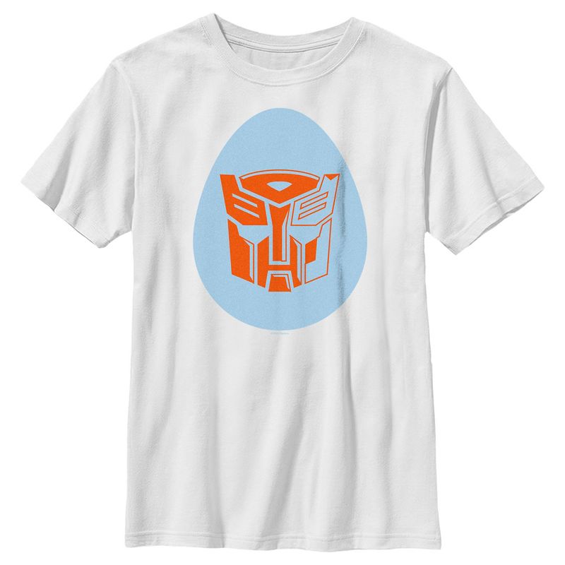 Boy's Transformers Autobots Egg Logo T-Shirt, 1 of 5