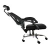 Elama Full Back Mesh Adjustable Office Chair with Headrest in Black - 3 of 4
