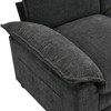 FONTOI Sofas, L-shaped Sofa with Double Seat Cushions, Reversible Sofa Couch with Side Storage Pockets for Living Room Office, Gray, 118"*33"*55" - 4 of 4