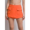 Slickblue Women's Skorts with Cargo Pockets, Stretch Fabric, Casual Bottoms, Mid Rise Fit, Color & Size Options - 2 of 4
