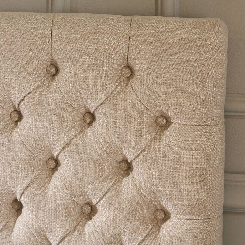 Queen/Full Jezebel Button Tufted Headboard - Christopher Knight Home, 5 of 6