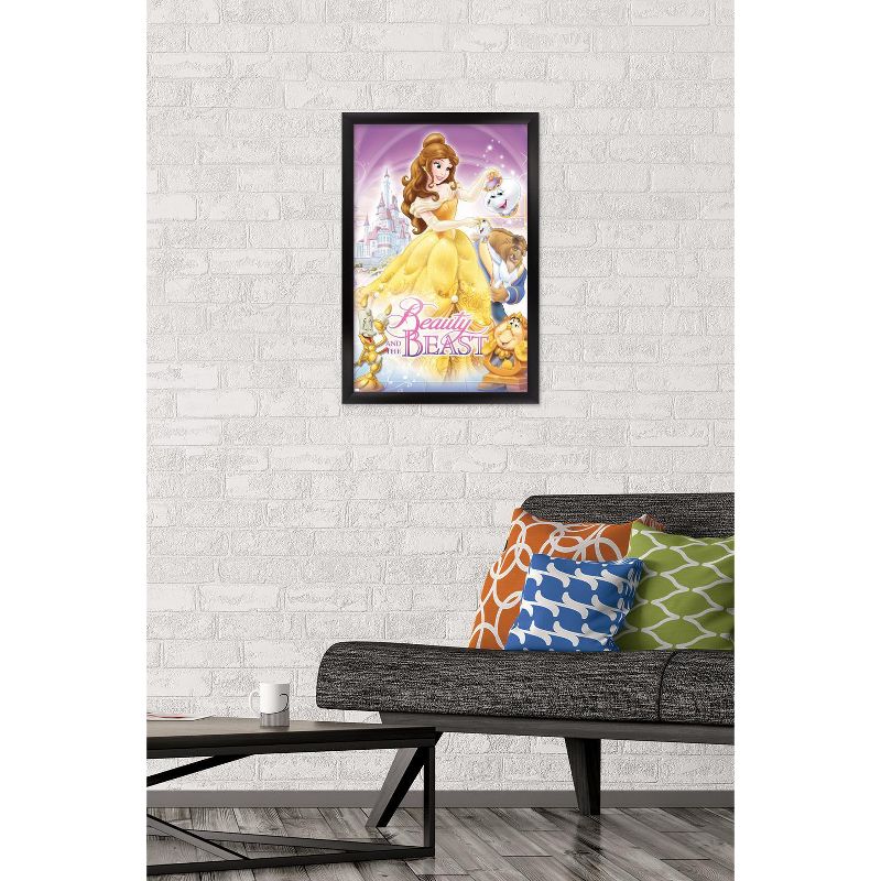 Trends International Disney Beauty And The Beast - Cover Framed Wall Poster Prints, 2 of 7