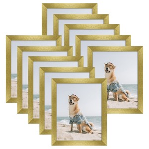 Golden State Art 8x10 MDF Picture Frame 0.71 Inch Thickness for 5x7 Picture - Pack of 10 - 1 of 4