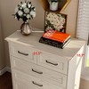 Famapy Vintage Dresser 6-Drawer Chest,2 Small Top Drawers + 4 Large Drawers,Distressed Finish & Sturdy Build,Bedroom Living Room Storage Cabinet - 4 of 4