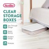 Sterilite Storage Box, Stackable Tote, Clear Plastic Container with Secure Snapping Lids for Home and Office Organization - 2 of 4