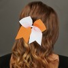 Unique Bargains Women's Fashion Two-Color Bow Hair Elastics 1 Pc - 2 of 4