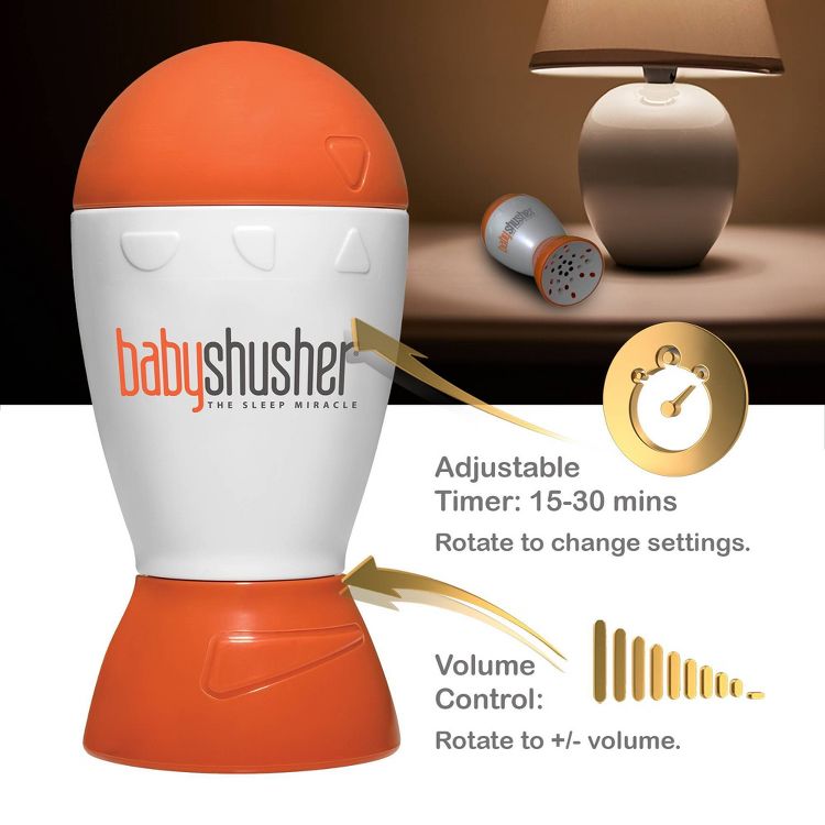 Baby Shusher Sleep Soother Sound Machine: Battery Powered, Portable, Includes User Guide, 3 of 5