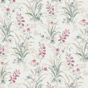 Laura Ashley Mosedale Posy Soft Natural Wallpaper - 1 of 4