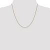Black Bow Jewelry 0.8mm 10k Yellow Gold Classic Box Chain Necklace - 2 of 4