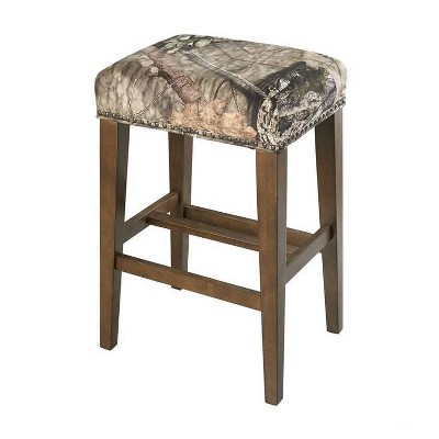 Mossy Oak Nativ Living Backless Barstool - Linon