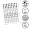 Big Dot of Happiness We Still Do - 25th Wedding Anniversary - Party Round Candy Sticker Favors - Labels Fits Chocolate Candy (1 sheet of 108) - 2 of 4