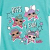 Girls' - LOL Surprise! - BFFS 4 EVA Fitted Short Sleeve Graphic T-Shirt - 2 of 4