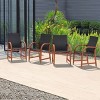 Amazonia 4pc HavenHue Outdoor Patio Dining Chairs Arm Chairs - 2 of 4