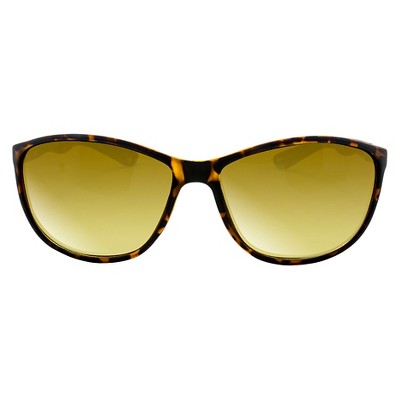 Women's Tortoise Shell Print Rectangle Sunglasses - A New Day™ Brown