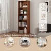 Tangkula 1/2 PCS 5-Tier Freestanding Open Bookshelf w/2 Anti-tipping Devices for Living Room - 4 of 4