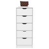 Kumasinova 5-Drawer Narrow Chest of Drawers, Tall Dresser, Slim Storage Cabinet for Bedroom, Closet & Small Spaces - 2 of 4