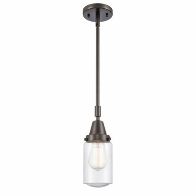 Dover - 1 Light Stem Hung Mini Pendant In Traditional Style-11.38 Inches Tall and 4.5 Inches Wide