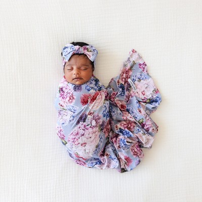 Girls Annie Swaddle And Headwrap Set - Posh Peanut