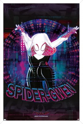 Trends International Marvel Spider-man: Across The Spider-verse - Spider-gwen  Framed Wall Poster Prints White Framed Version 22.375 X 34 : Target