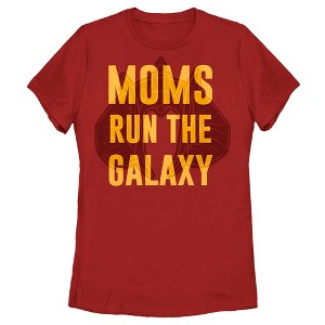 Women's Star Wars Mother's Day Moms Run the Galaxy T-Shirt - 1 of 4