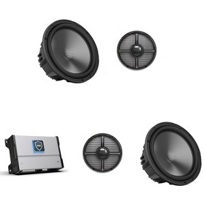 Wet Sounds HTM-1 - HTM Series Full-Range Class-D 1200 Watt at 1Ω Mono Amplifier, (2) Wet Sounds REVO 10 FA S4 V3 - REVO Series 10" Free Air 4Ω V3 S... - 1 of 4
