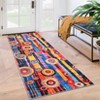 Indoor Modern Washable Area Rugs with Circle Print, Colorful Soft Non Slip Floor Carpet for Bedroom Living Room - 3 of 4