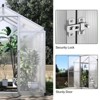 Garvee Greenhouse for Outdoors, Aluminum Alloy & Polycarbonate Green House with Windows Vent, for Patio, Backyard, Garden - 4 of 4