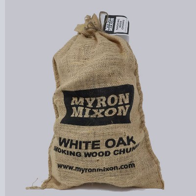 Myron Mixon Smokers BBQ Wood Chunks for Adding Flavor and Aroma to Smoking and Grilling at Home in the Backyard or Campsite, White Oak