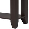 Kumasinova 55.4" Narrow Console Table with Drawers&Storage Shelf,Entryway Table with Metal Handles,Sofa Table with Poplar Legs for Living Room,Foyer - 4 of 4