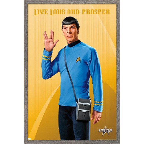 Trends International Star Trek: Universe - Spock, Live Long and Prosper Framed Wall Poster Prints - image 1 of 4