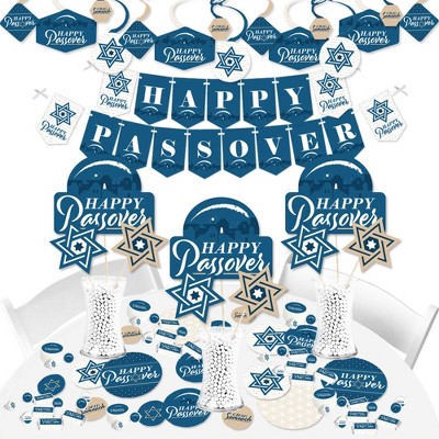 Big Dot of Happiness Happy Passover - Pesach Party Supplies - Banner Decoration Kit - Fundle Bundle