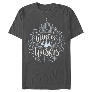 Men's Disney Princesses Winter Wishes T-Shirt - 1 of 4