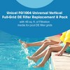 Unicel FG-1004 48 SqFt DE Grid Replacement Pool Filter Compatible with Pentair, American, Hayward, Pac-Fab, Sta-Rite and More (8 Pack) - 2 of 4