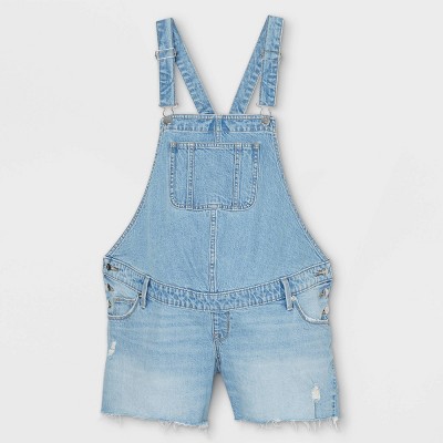 Shortalls Maternity Jean Shorts - Isabel Maternity By Ingrid