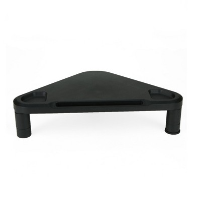 Mind Reader Plastic Triangle Monitor Stand, Black