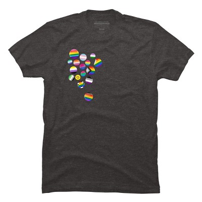 Adult Design By Humans Rainbow LBGTQIA+ Pride Badges By Roadhouse T-Shirt