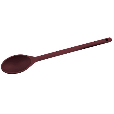 Winco High Heat Nylon Spoon, Kitchen Cooking Mixing Stirring Spoon (14-3/4 Inch, Red)