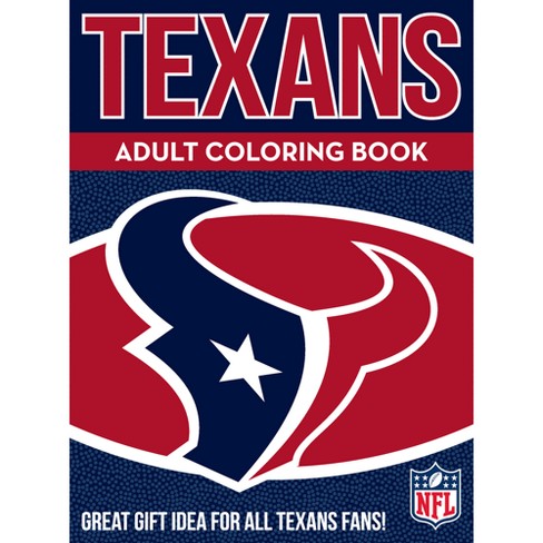 Nfl Houston Texans In The Sports Zone Adult Coloring Book Target