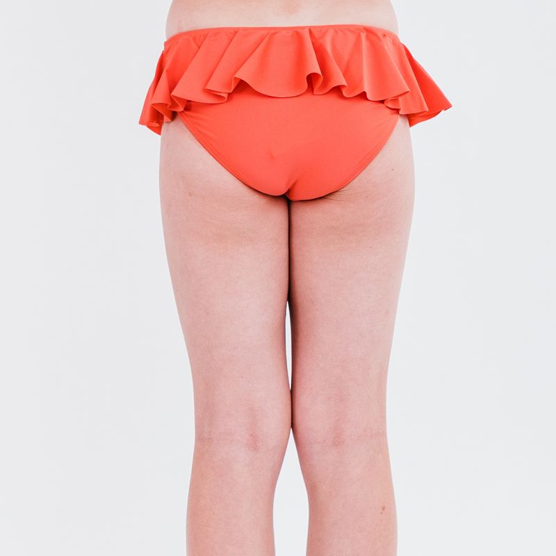 Calypsa Girl's Ruffled Full Coverage Bikini Bottom, 3 of 4
