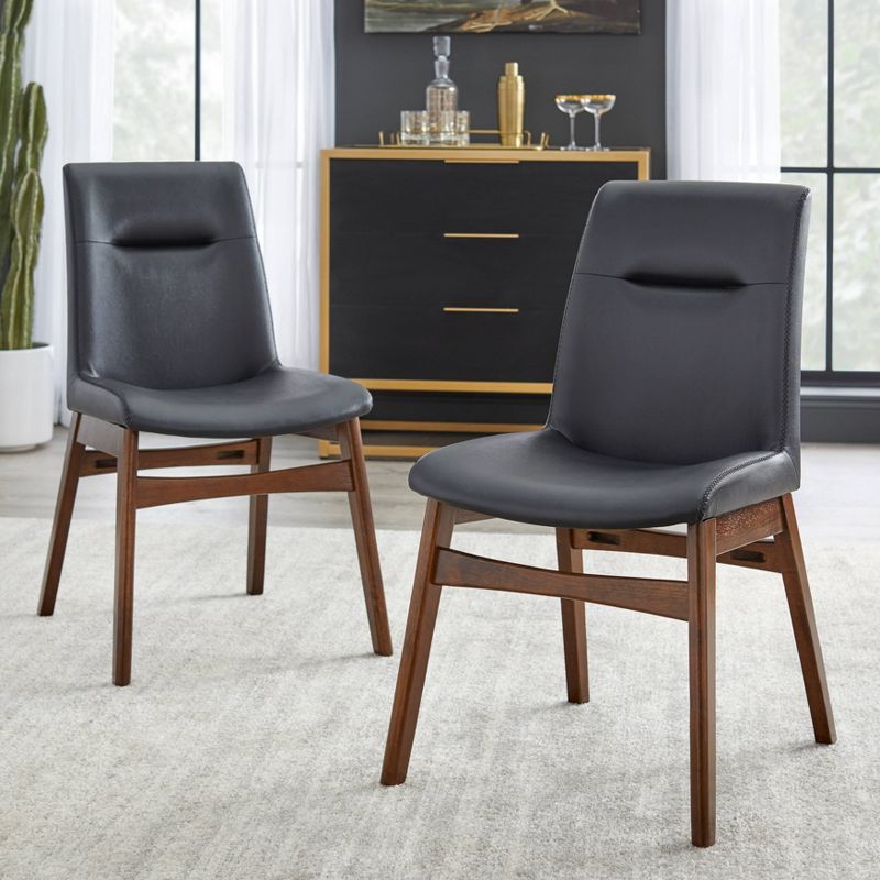 Set of 2 Vance Dining Chair Black - Buylateral, 1 of 7