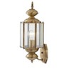 Livex Lighting Outdoor Basics 1 - Light Wall Light in  Antique Brass - 3 of 4