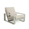 Aluminum Outdoor Club Chair, Modern Rust Resistant Patio Lounge with Olefin Cushion, 32.5" Wide for Outdoor Use-3irtyhousy - 2 of 4