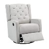AFG Baby Furniture Ava Swivel Glider Recliner, Gray - 2 of 4