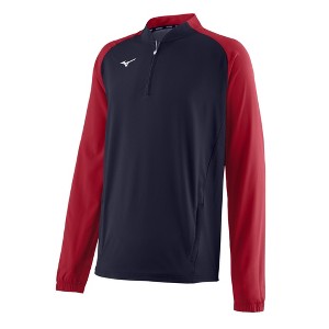 Mizuno Youth Mizuno Long Sleeve Baseball Hitting Jacket - 1 of 2