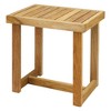 Flora Home 18"H Solid White Oak Mini Bench: Lacquered Indoor Seat, Non-Upholstered, 250lb Capacity - 2 of 4