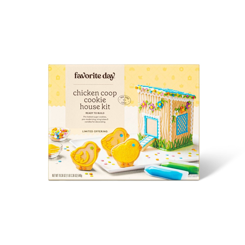 Chicken Coop House with Chicks Cookie Kit - 19.4oz - Favorite Day