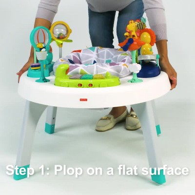 Fisher-Price centre d'activités 2-en-1 Bébé au Travail, table d