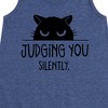 Girls' - Instant Message - Judging You Graphic Sleeveless Aline Dress - 2 of 4